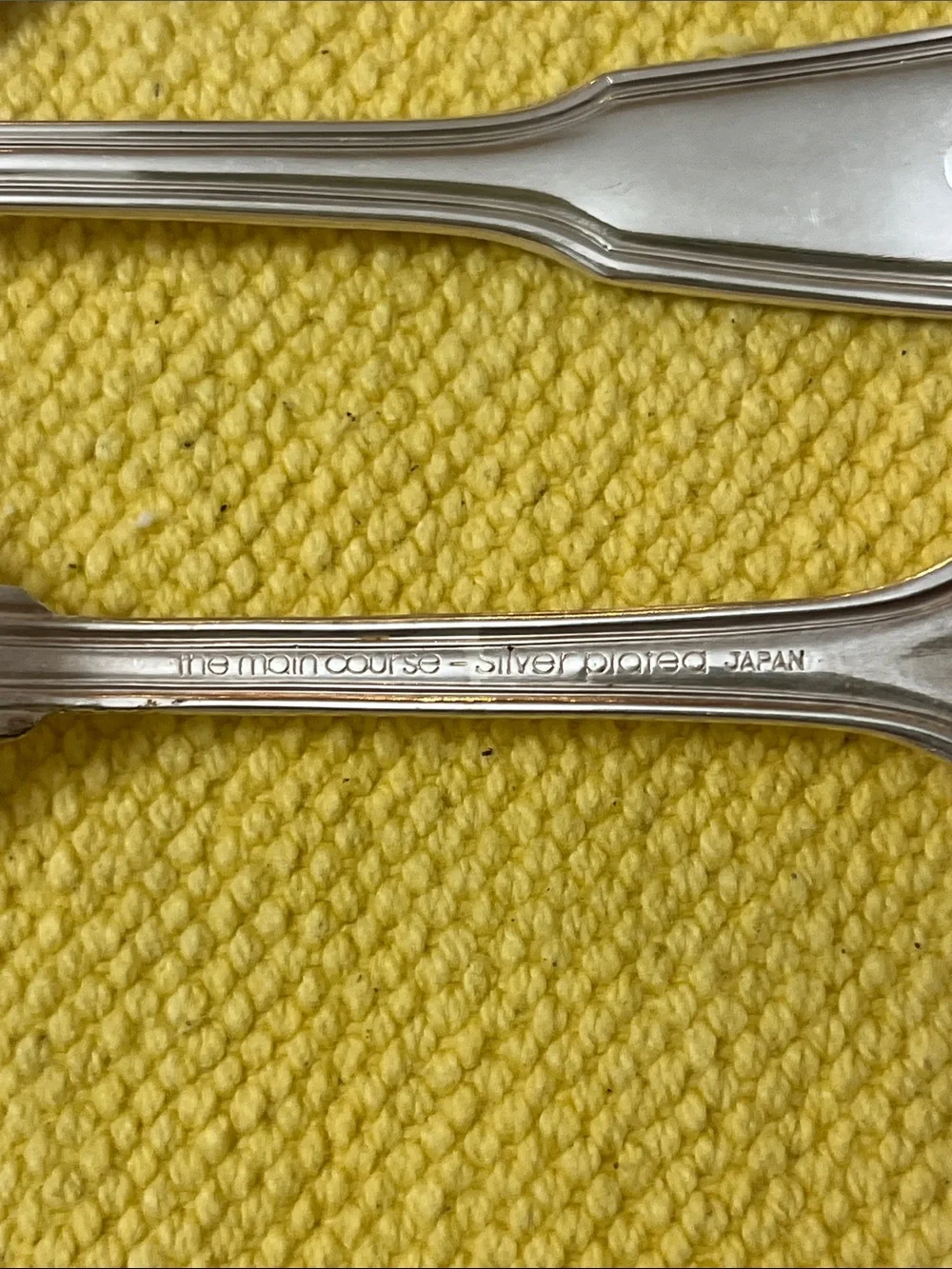 The Main Course Japan  Silverplated  Shell-teaspoons - Set of 12- vintage